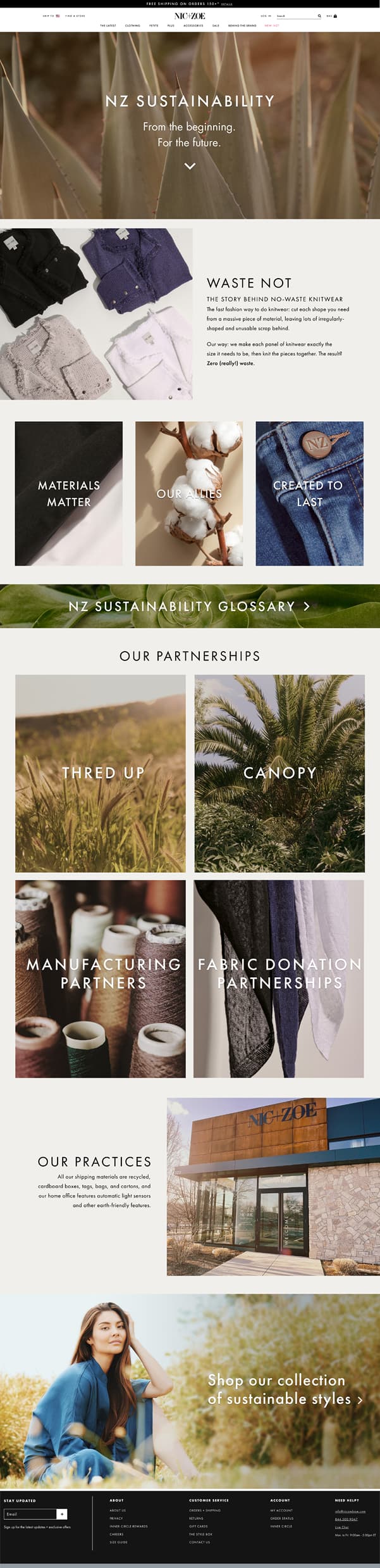 Sustainability Site Experience — image